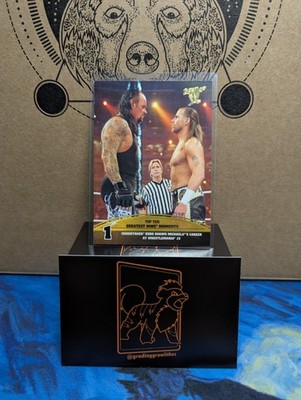 Undertaker/Shawn Michaels Wrestlemania #1 Gold SP 2013 Topps Best of WWE