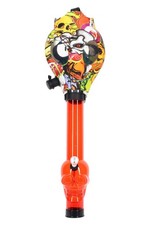 Colorful Decal Gas Mask Acrylic Bong