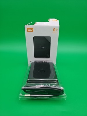 WD 2TB HDD Elements SE Portable External Hard Drive WDBEPK0020BBK-WESN Black