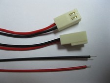 500 pcs 2510 2.54mm Pitch 2Pin Female Connector with 26AWG 300mm Leads Cable New
