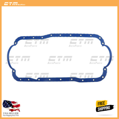 Oil Pan Gasket Fits 85-01 Ford Lincoln Bronco Capri 5.0L V8 OHV 16v