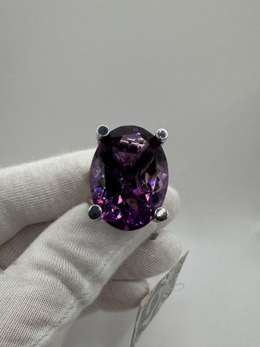 Sterling Silver 925 Massive Big Women's Ring 20.34g Beauty Excellence 7.5size - Picture 6 of 12