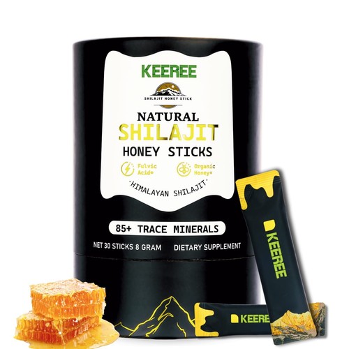 Pure Himalayan Shilajit Honey Sticks with Organic Honey Naturally Sweetener,USA