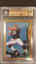 1998 Topps Chrome Peyton Manning Refractor #165 card