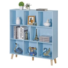 8 Cube Storage Cabinet Modern Floor Standing BookShelf for Living Room Home