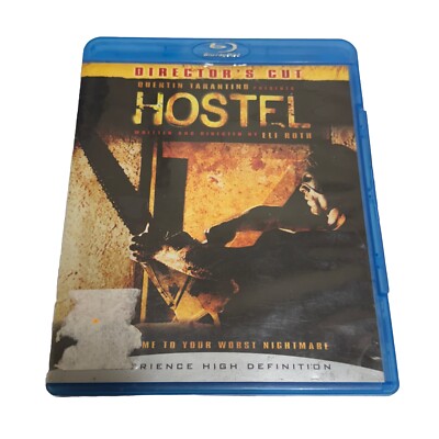 Hostel (Blu-ray Disc, 2007, Unrated Directors Cut) - Free Shipping!