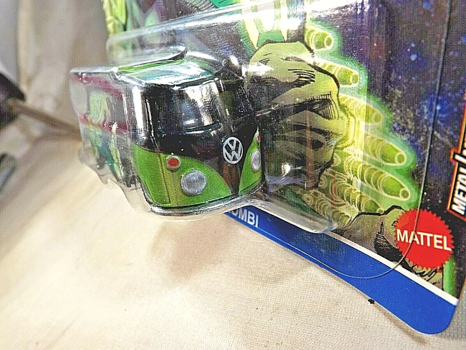 2022 Hot Wheels Premium DC Comics-Green Lantern 2/5 KOOL KOMBI Black/Green w/RR - Image 4 of 4