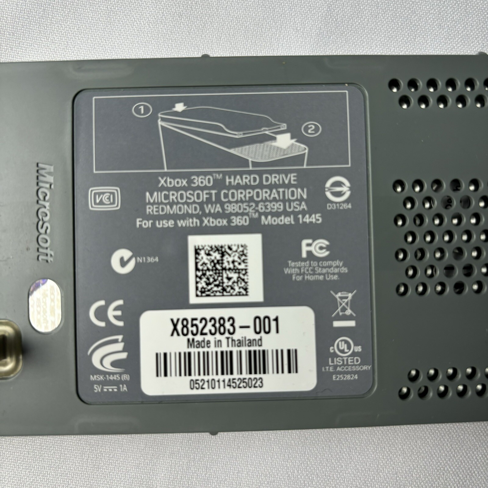 Official 250GB Microsoft Xbox 360 External Hard Drive HDD Genuine OEM