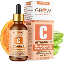 Korean Skin Care 20% Vitamin C Hyaluronic Acid Serum + CE Ferulic Acid, 1Oz