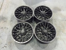 19" C63 S AMG Style Alloy Wheels Satin Black Mercedes C E Class W213 W205