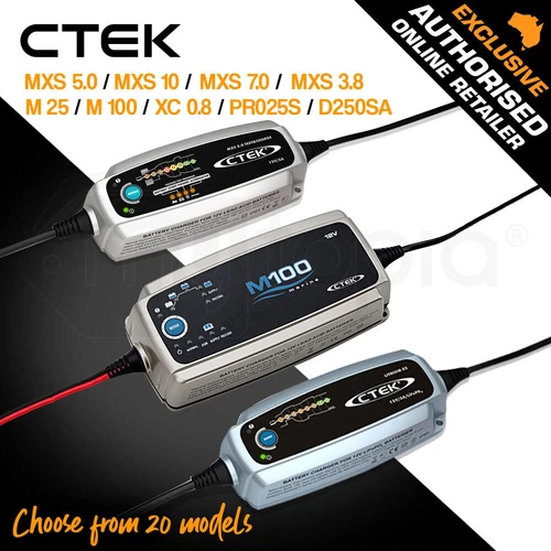 CTEK Smart Battery Charger 12V Car Boat 4WD Caravan Bike MXS XS Multi Dual 5.0 - Picture 1 of 187