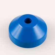 10 Brand New Blue Dome Shape 45rpm Turntable Adapters