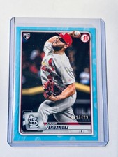 2020 Bowman Junior Fernandez RC Sky Blue /499 St. Louis Cardinals