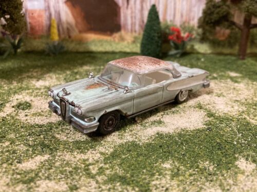 1958 Ford Edsel Rusty Weathered Custom 1/64 Diecast Project Car Barn Find - Picture 1 of 13