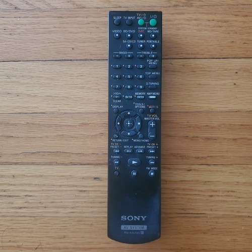 SONY AV System Stereo Receiver Remote Control RM-AAU130 Genuine OEM STR ...