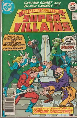 DC COMICS SECRET SOCIETY OF SUPER-VILLAINS #6 (1977) 1ST PRINT F