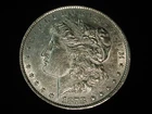 1878 U.S Morgan Silver Dollar Die Crack-Rev. Between OneDollar AU
