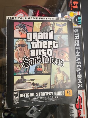 GTA 4 & 5 Grand Theft Auto San Andreas Strategy Guide Brady Games 