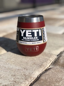 New! YETI Rambler 10 oz Wine Tumbler-Harbor Brick Red ...