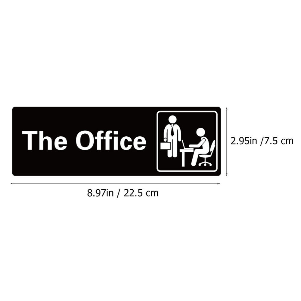 Black The Office Dunder Mifflin Peel and Stick Giant Wall Decal