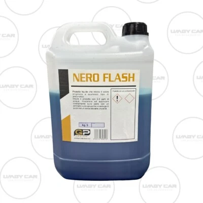 GPDESIGN NERO FLASH 5 KG NERO GOMME ASSOLUTO DA DILUIRE PER PNEUMATICI AUTO CAMION MOTO