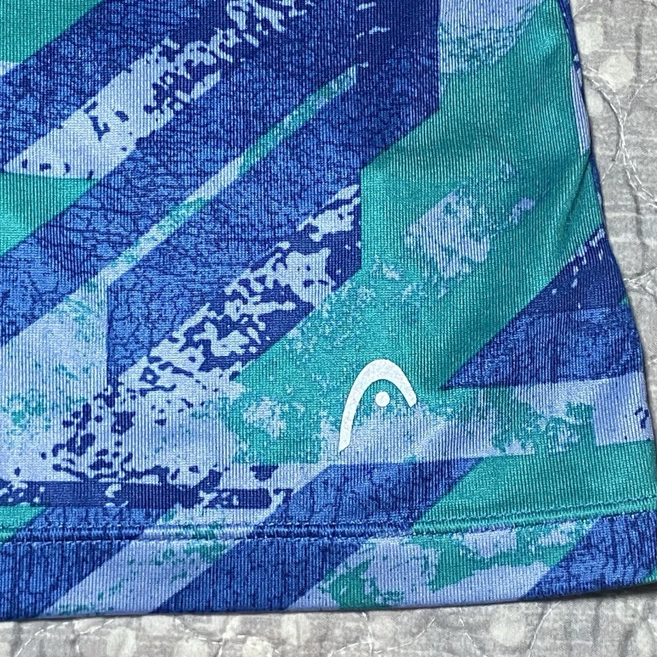 Camiseta sin mangas Head Dri-Motion pequeña para mujer azul ciclismo fitness yoga tenis correr Foto 2 de 4