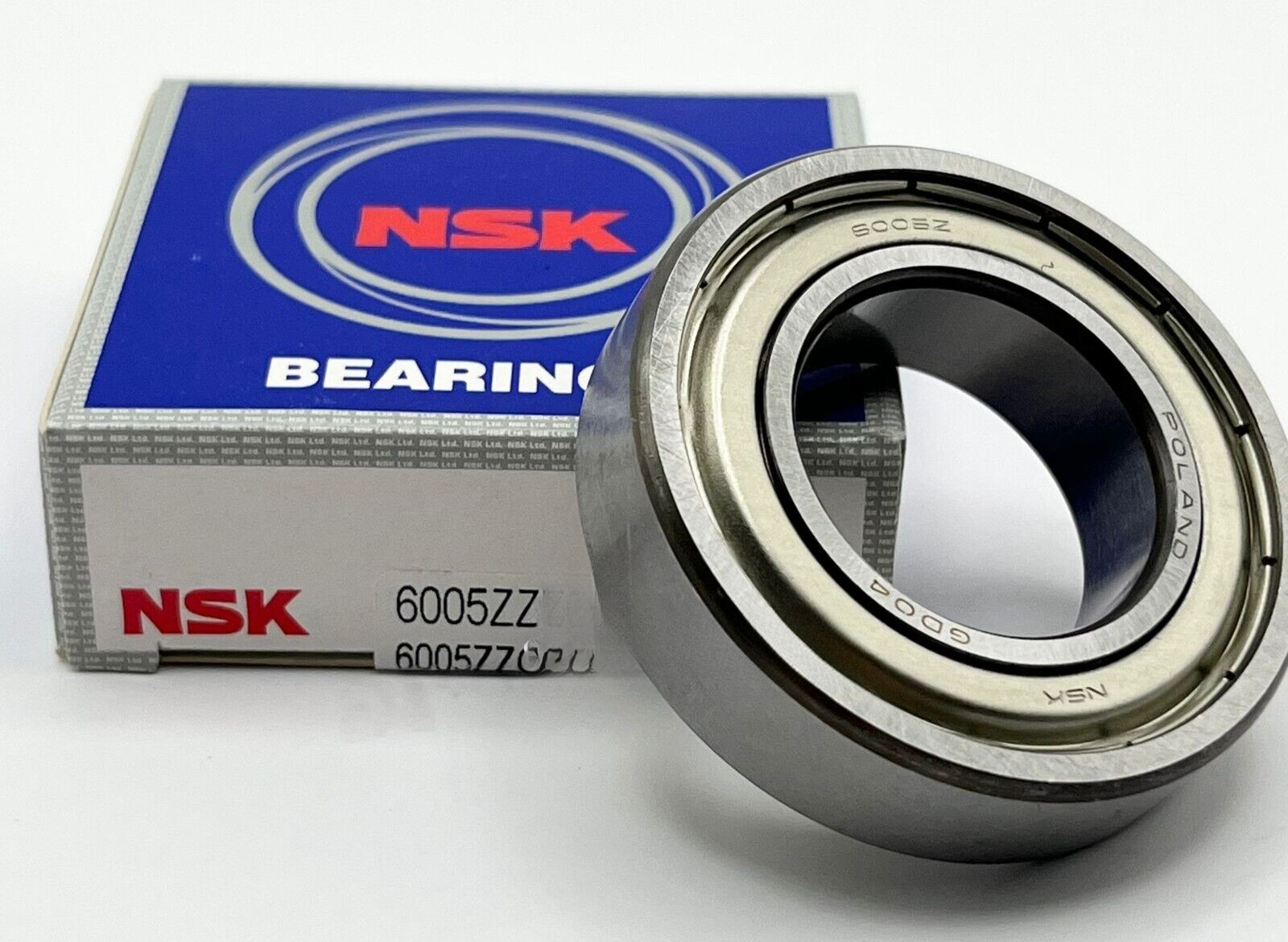 NEW NSK 6005 ZZ DEEP GROOVE BALL BEARING, METAL SHIELDED 25x47x12 mm