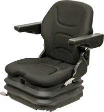 KM 1006 Uni Pro™ Seat & Air Suspension -Black Fabric- John Deere Mowers 1435 etc