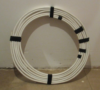 Time N05Z1ZH4-R weiß 10mm² LSZH Twin & Massekabel abgeschnitten 9 bis 10m