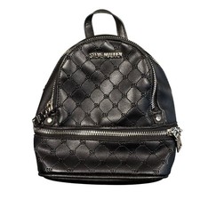 Steve Madden Mini Zaino Borsello Borsa a Sling Nero BVIKI BB Logo Donna 8x8x4