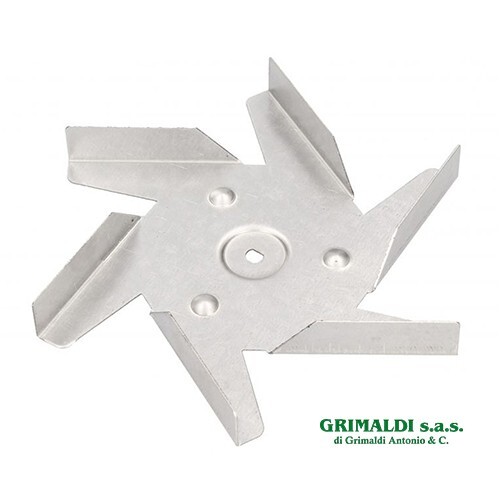 VENTOLA 6 PALE MOTOVENTILATORE FORNO REX ELECTROLUX ZANUSSI 3530457013 ORIGINALE