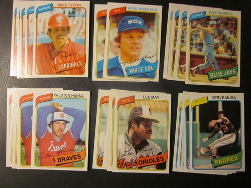 1980 Topps Baseball Pick Choose Finish Your Set( 276- 499) NM, NM/MT - Picture 186 of 197