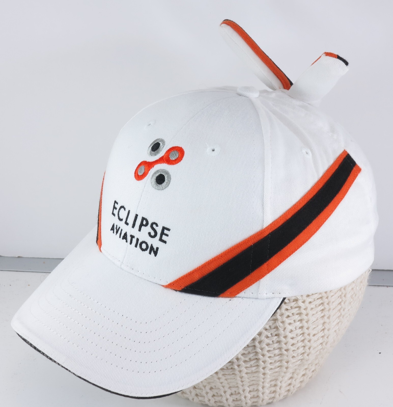 Eclipse Aviation Hat cap white strapback Eclipse … - image 3