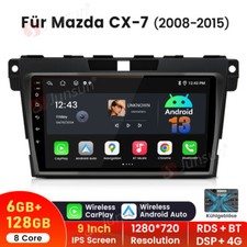 128GB Android13 Wireless Carplay Autoradio GPS Navi DSP Für Mazda CX-7 2008-2015