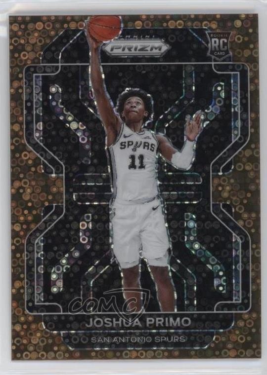2021-22 Panini Prizm Fast Break Bronze Prizm 4/20 Joshua Primo #298 0l8i