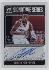 2018-19 Panini Donruss Optic Signature Series Chimezie Metu #SG-CMT Auto oh4