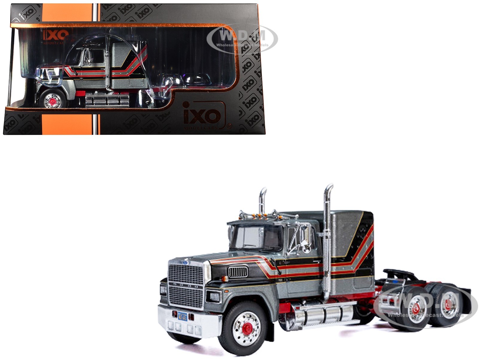 1978 FORD LTL 9000 TRUCK GRAY 1/43 DIECAST MODEL BY IXO TR22222