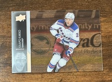 2021-22 Upper Deck Series 1 Clear Cut Kaapo Kakko #121 New York Rangers Kraken