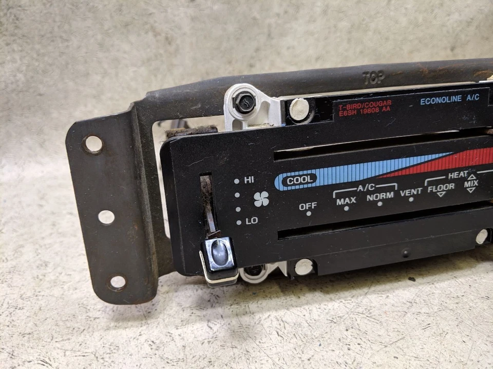 Control de temperatura climático con interruptor de calefacción de CA para furgoneta Ford E150 f64 88-91 Foto 2 de 4