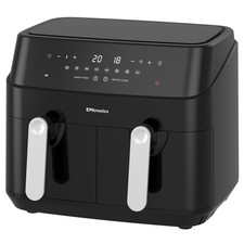 Image of EMtronics Double Basket Air Fryer Large Digital 9L Dual Twin - Black