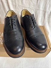 Samuel Hubbard Z7181 Hombres Cuero Negro…