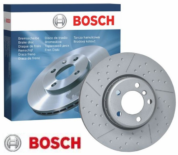 2X Bremsscheibe Bosch 0986479E12 2 Bremsscheiben Vorderachse Vorne FüR BMW-image