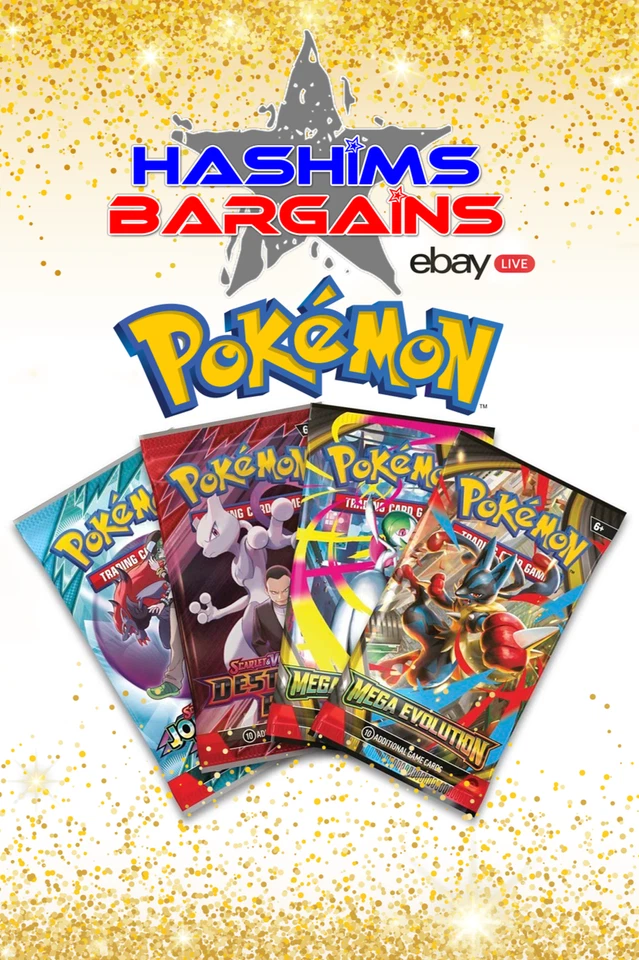 POKEMON TCG BOOSTER PACKS OPENED LIVE! £1 START! FIRST SESSION LET'S GO!