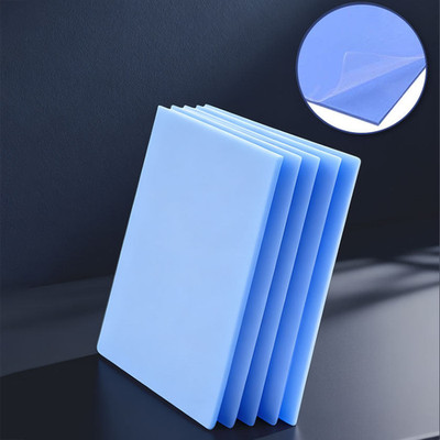 GPU CPU Wärmeleitpad Kühlkörper Kühlung Blaue Silikon ThermalPad Dicke 0.5mm-3mm