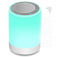 Sound Machine,White Noise Machine for Baby with Night Light, 32 High Fidelity...