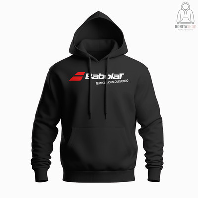 Babolat Tennis Runs In Our Blood Logo HOODIE Funny Made In USA S-3XL