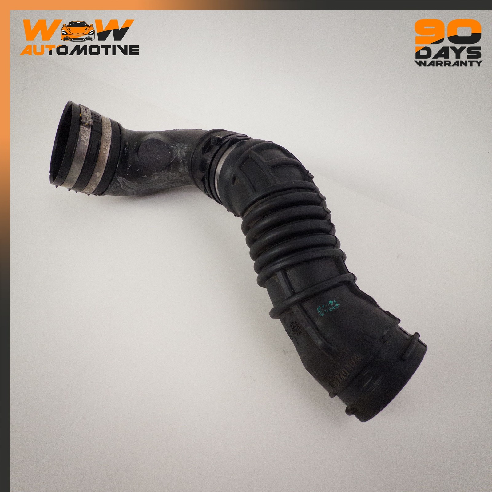 13-19 MASERATI GHIBLI FRONT RIGHT LOWER AIR INTAKE DUCT PIPE HOSE ASSEMBLY OEM