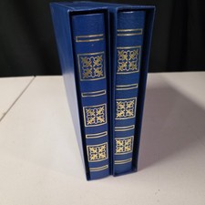 2 Vintage BEN PARKER Photo Album USA Colbalt Blue 12 W/ Photo Pages 35H