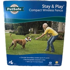 PetSafe Stay Play Compact Wireless Dog Fence PIF00-12917 3/4 Acre New Open Box