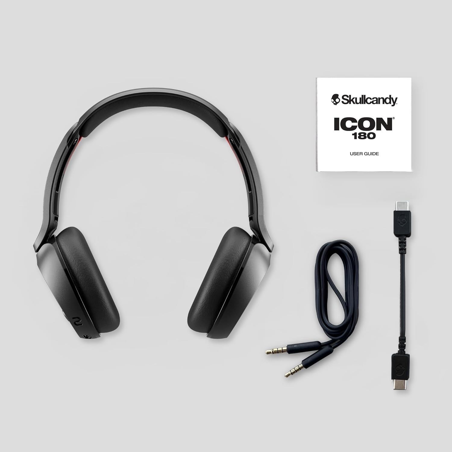 Audífonos Skullcandy Icon 180 inalámbricos Bluetooth de diadema Negro S5IEW-T740, imagen 7